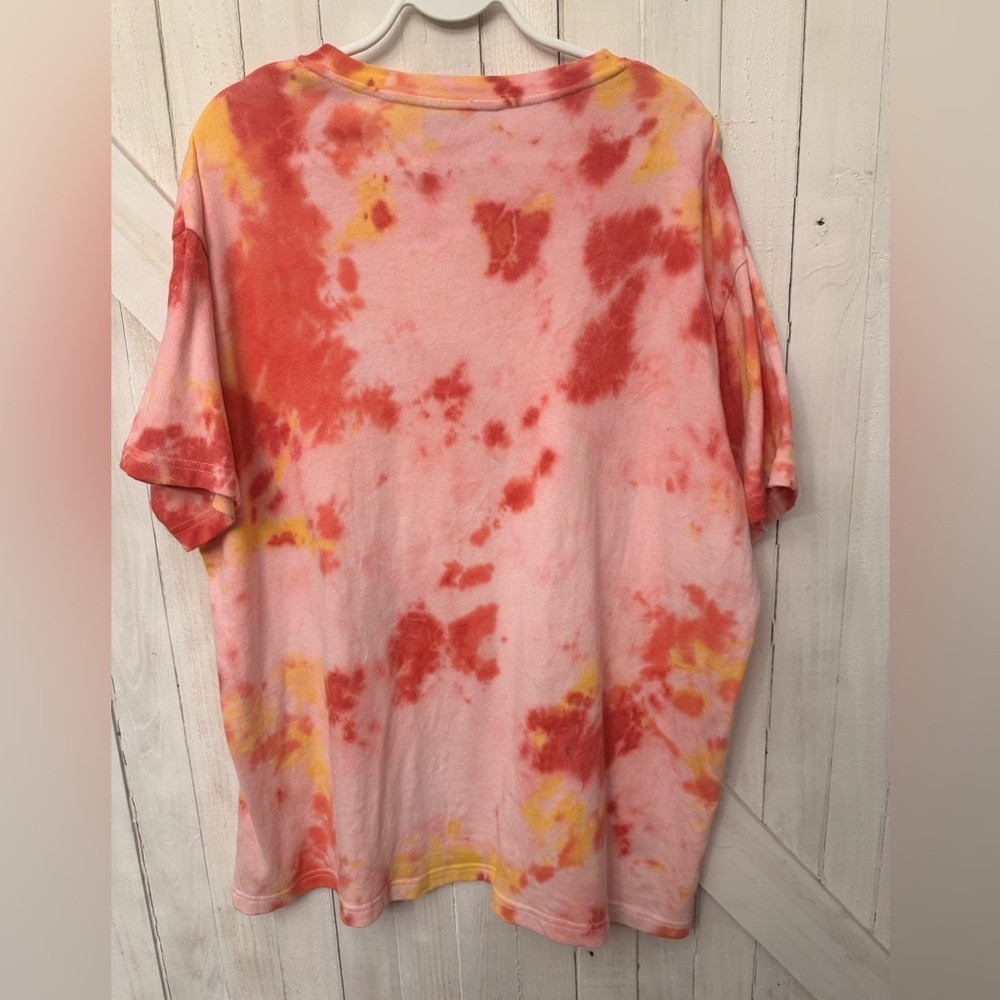 Full Send Tie-Dye - Lg fits like XL (red, pink, orange & yellow) New - not Worn - Picture 4 of 4